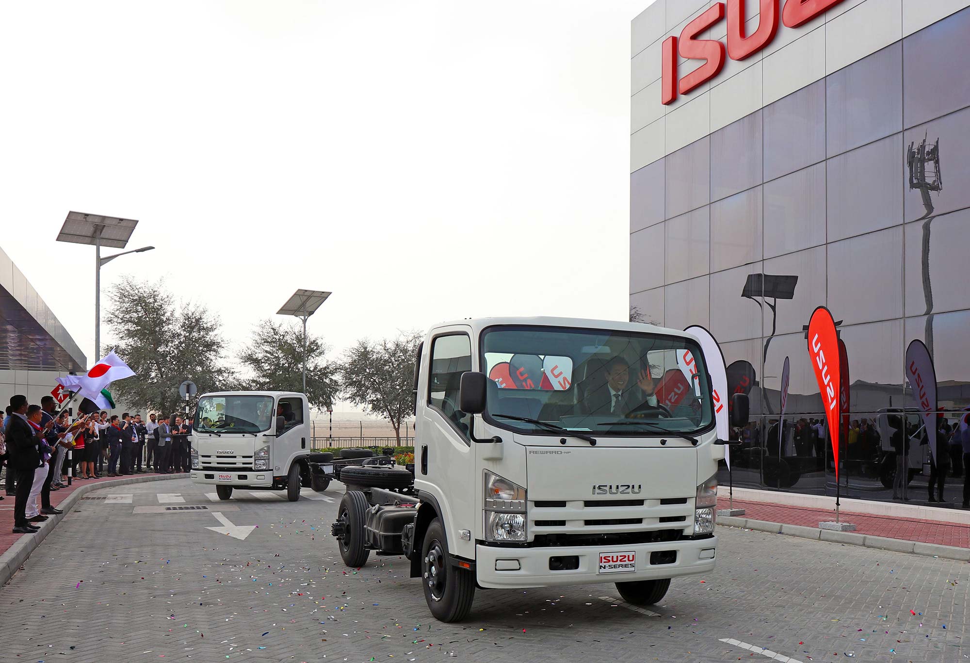 Isuzu First Export to Africa Truck Parade