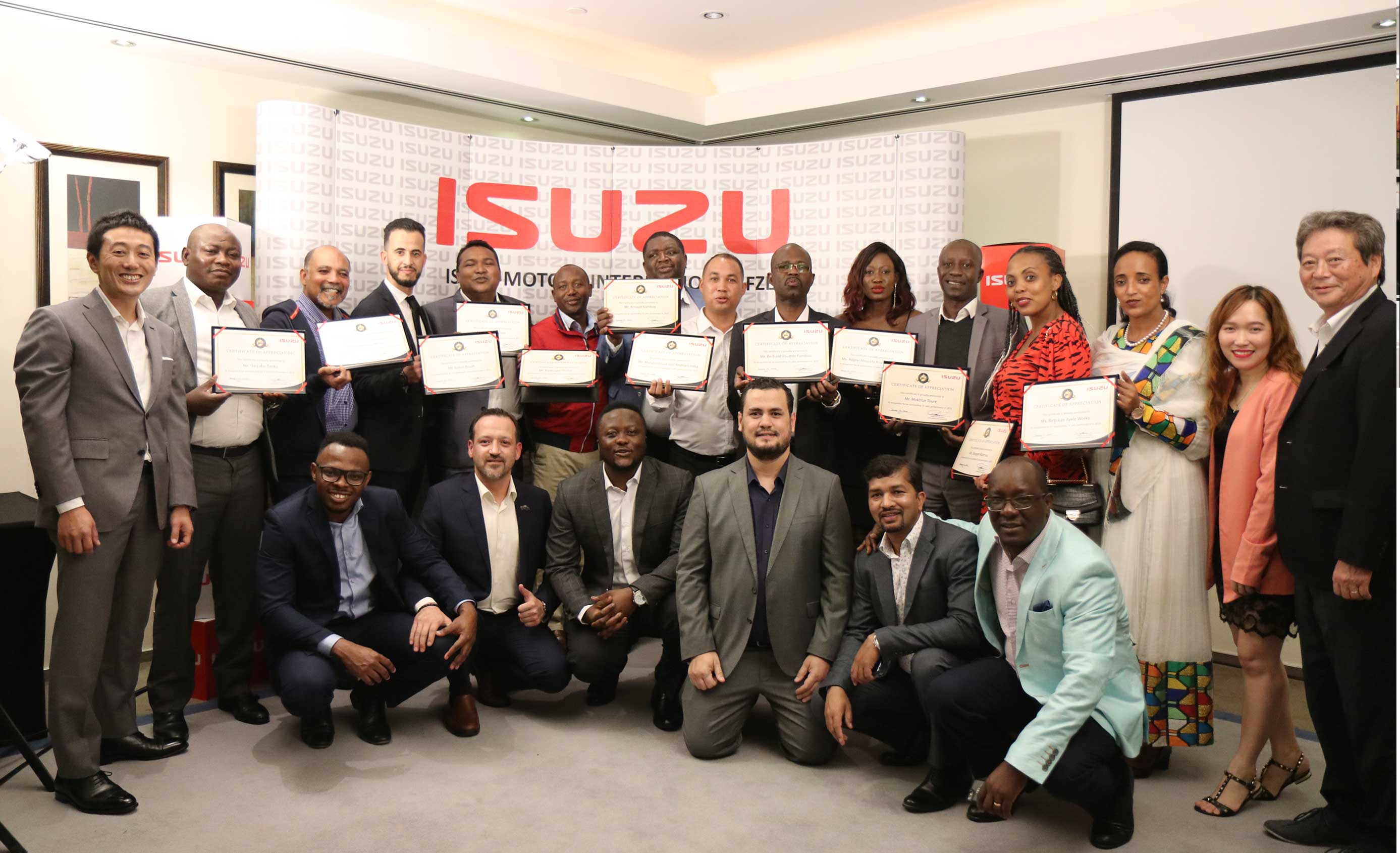 Isuzu Sales Challenge Africa Group Photo